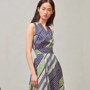 Tory Burch Overprinted Wrap Dress